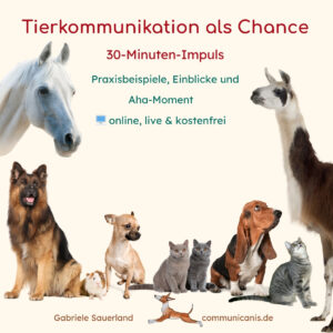 30 Minuten live: Tierkommunikation verstehen